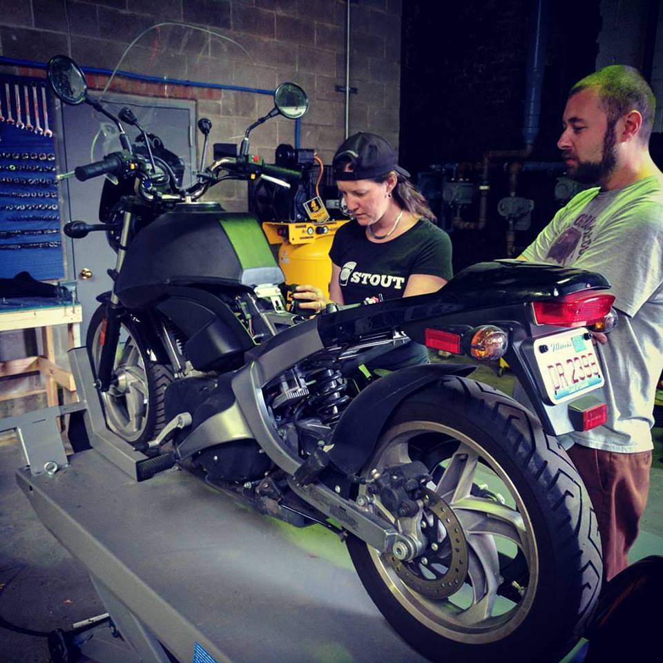 Learning how to work on a Buell Blast motorcycle